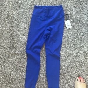 Ivl ribbed royal blue leggings